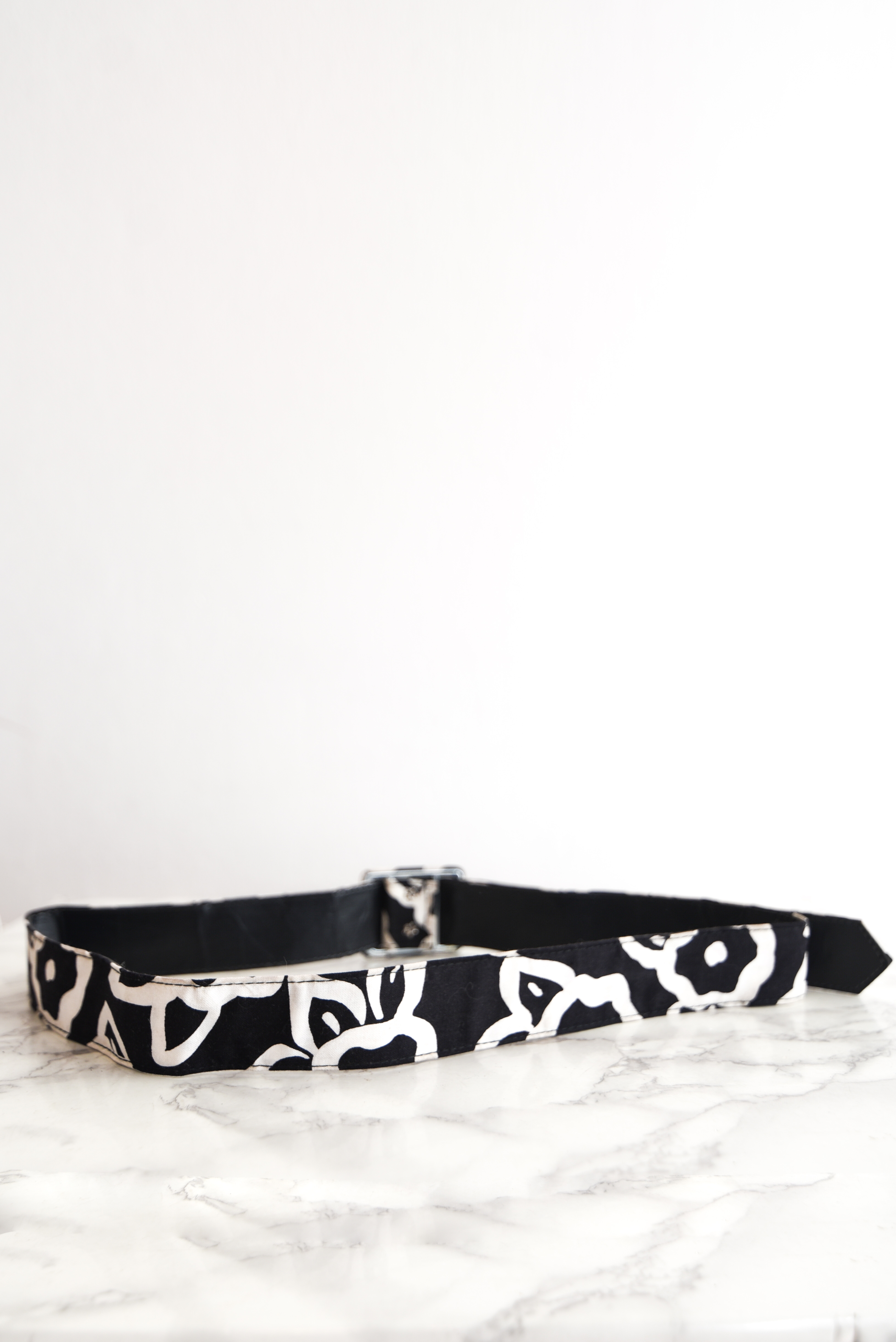 Cinturón b&w flores