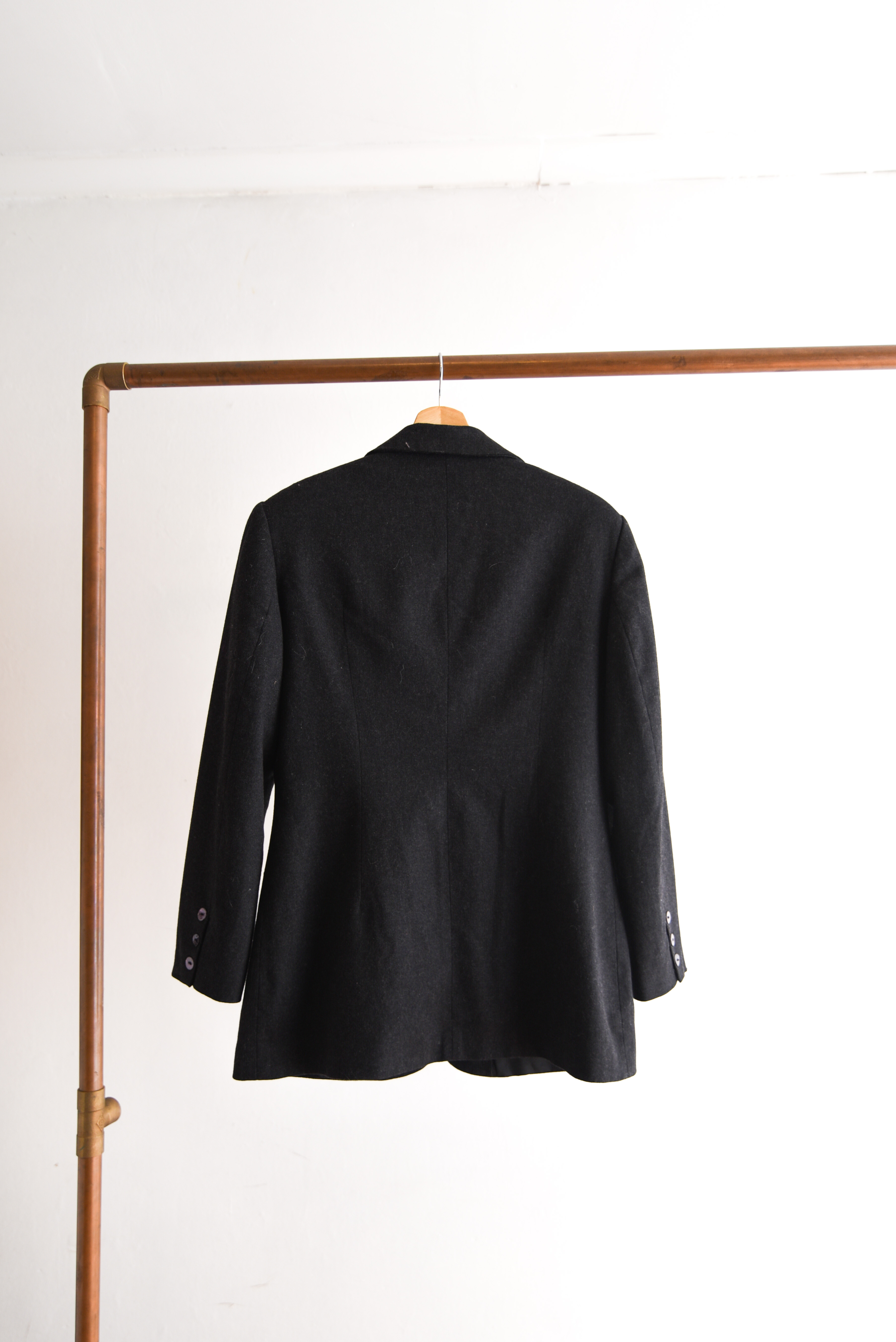 Blazer grafito lana botones