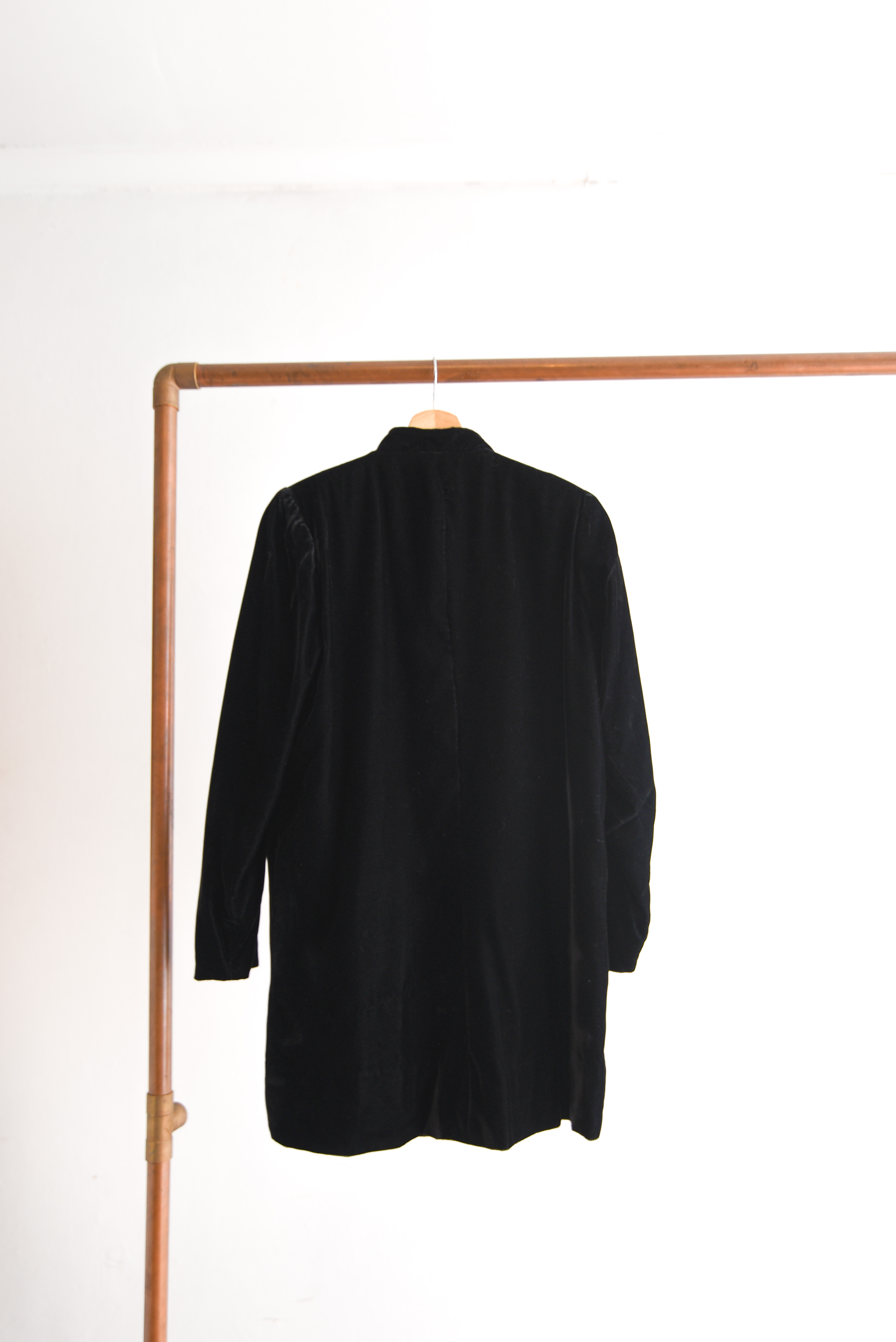 Chaqueta negra terciopelo vintage