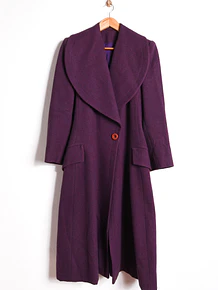 Abrigo lana vintage made in Chile