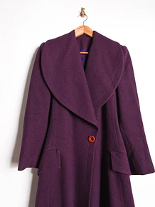 Abrigo lana vintage made in Chile