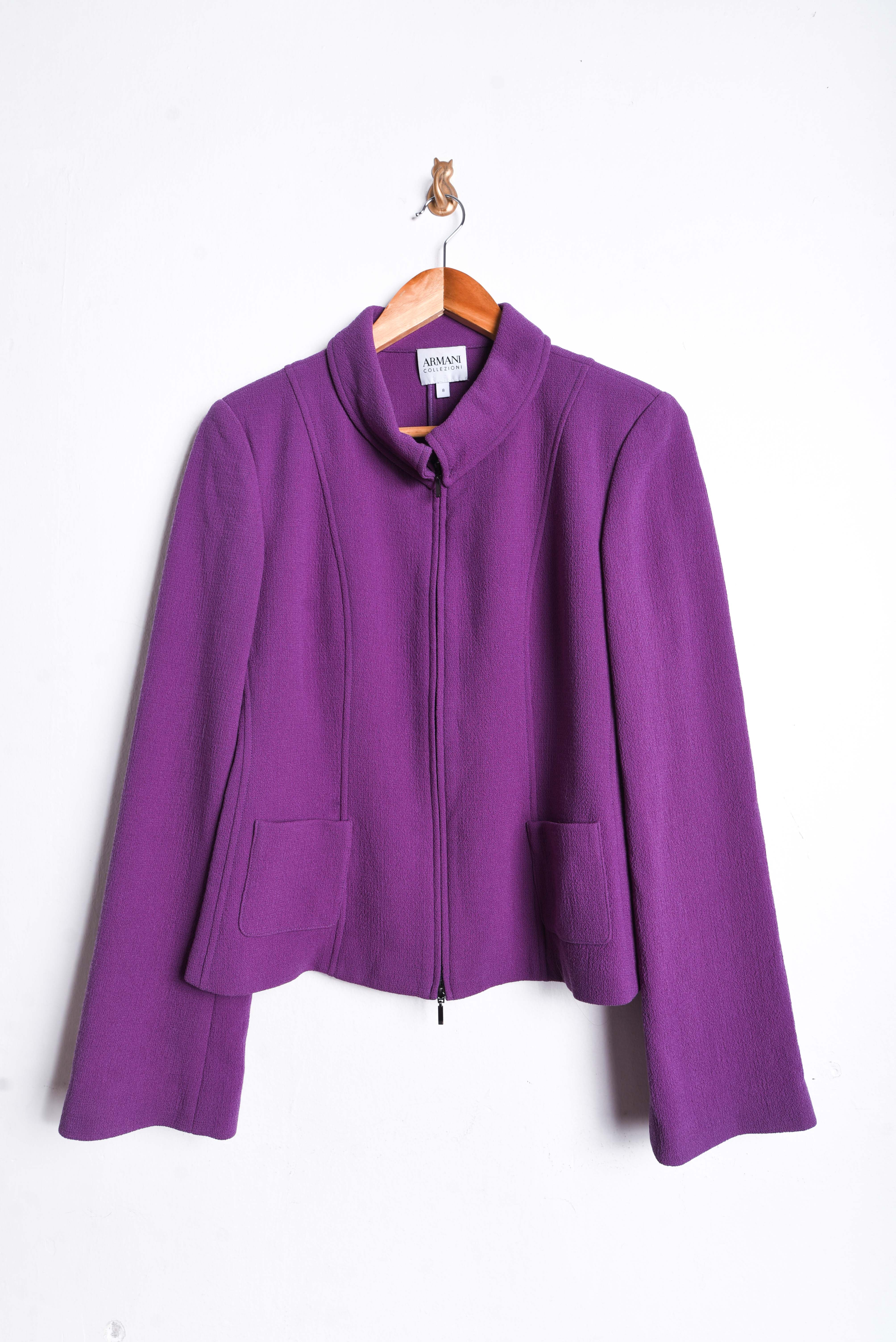 Chaqueta purple Armani lana