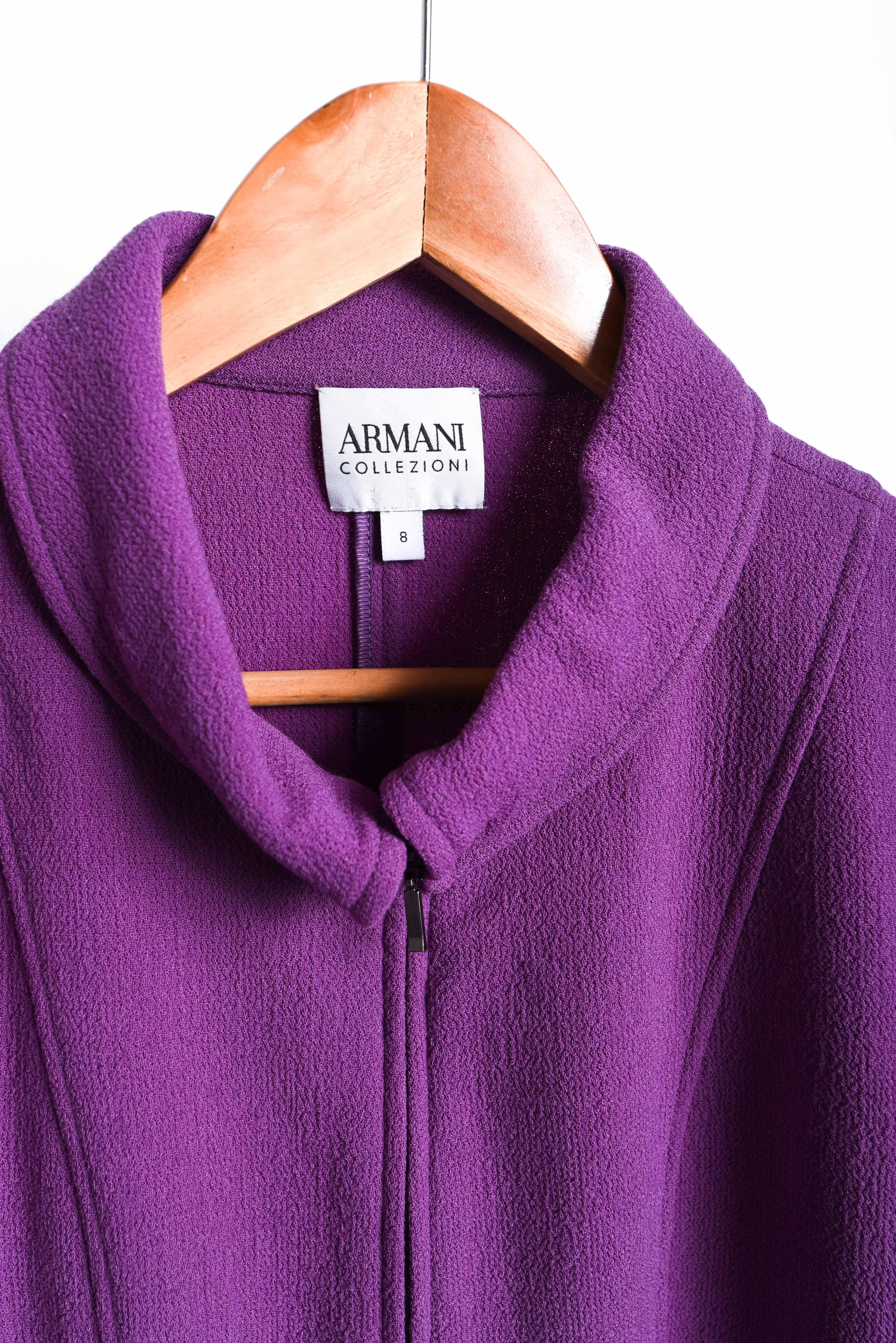 Chaqueta purple Armani lana
