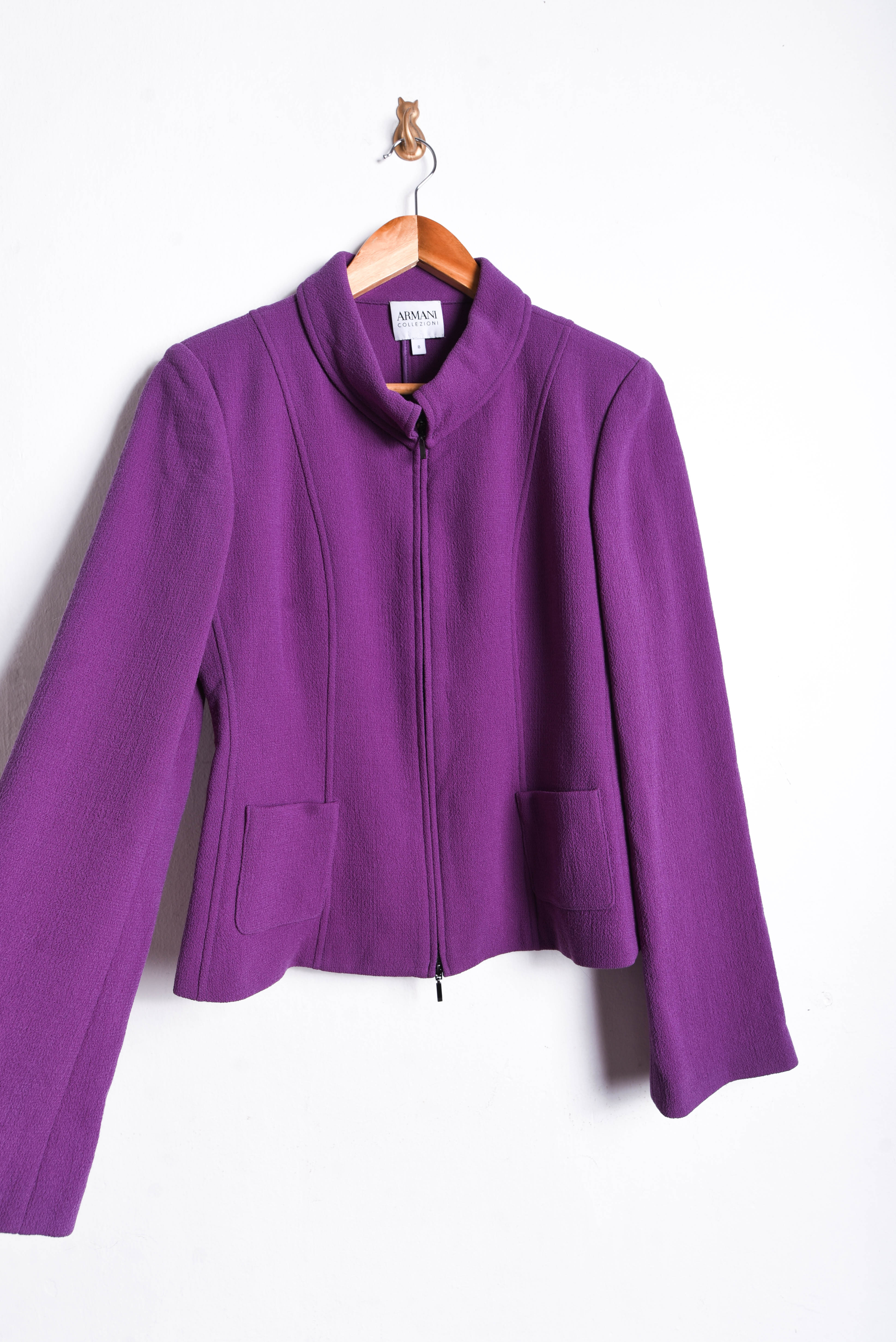 Chaqueta purple Armani lana
