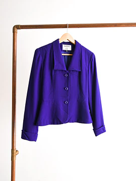 Chaqueta morada 90s