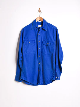 Camisa blue work wear vintage