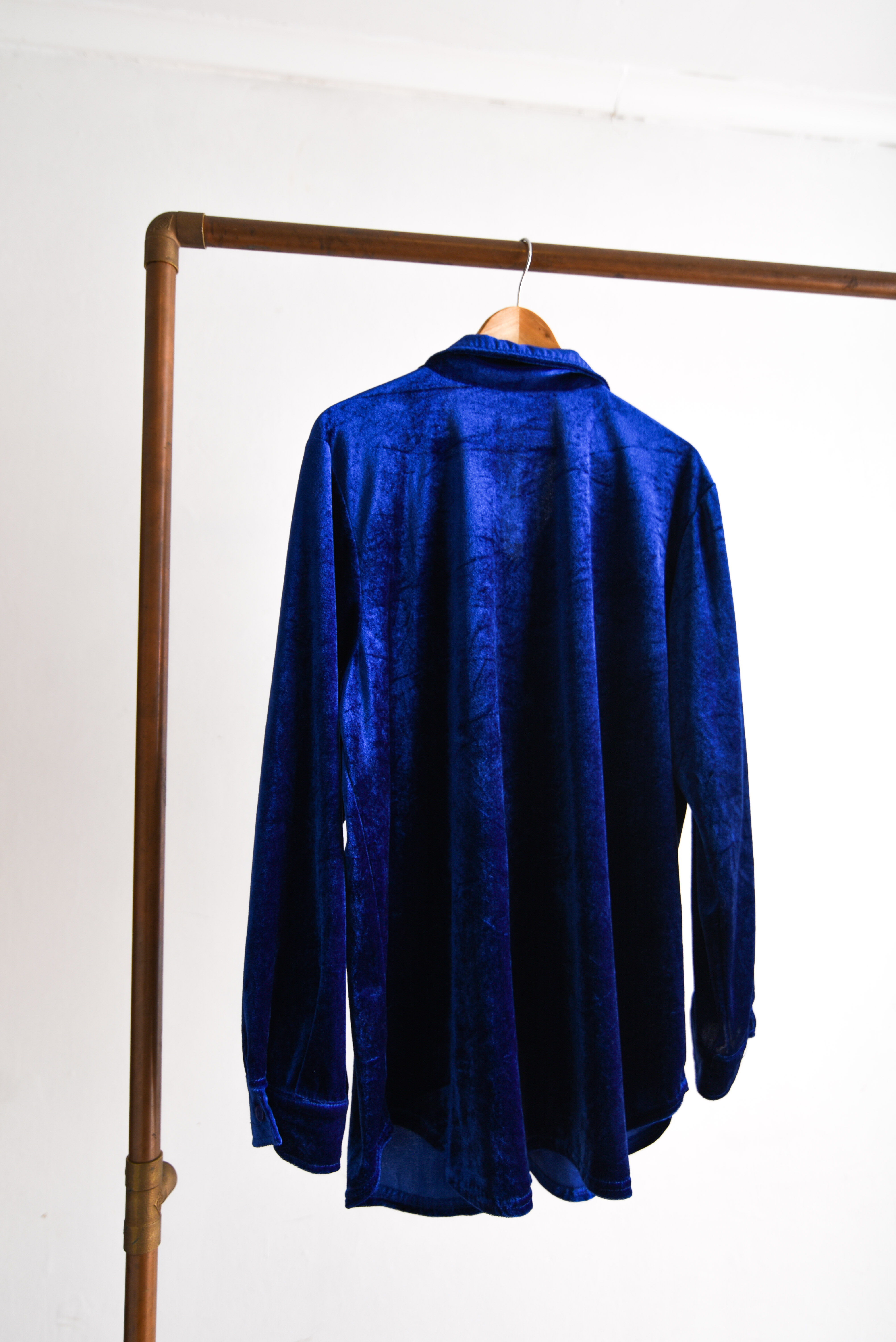 Camisa azulina velvet