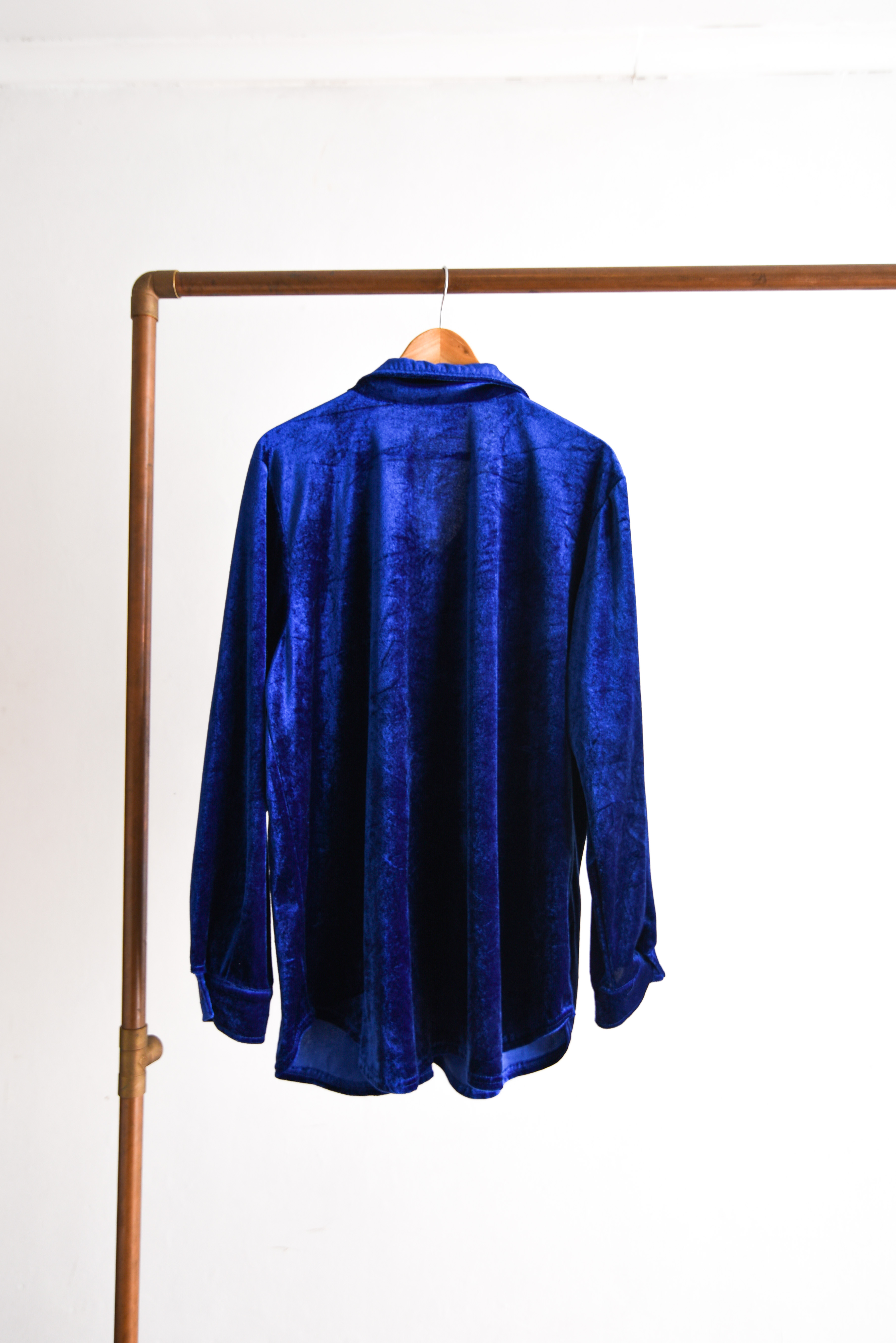 Camisa azulina velvet