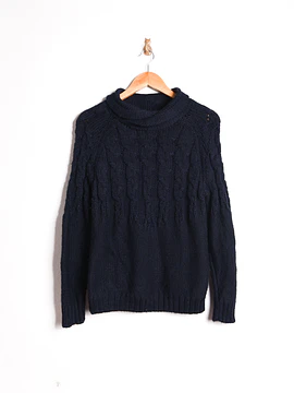 Chaleco navy trenzado