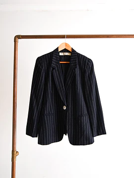 Blazer 90s navy pinstripe