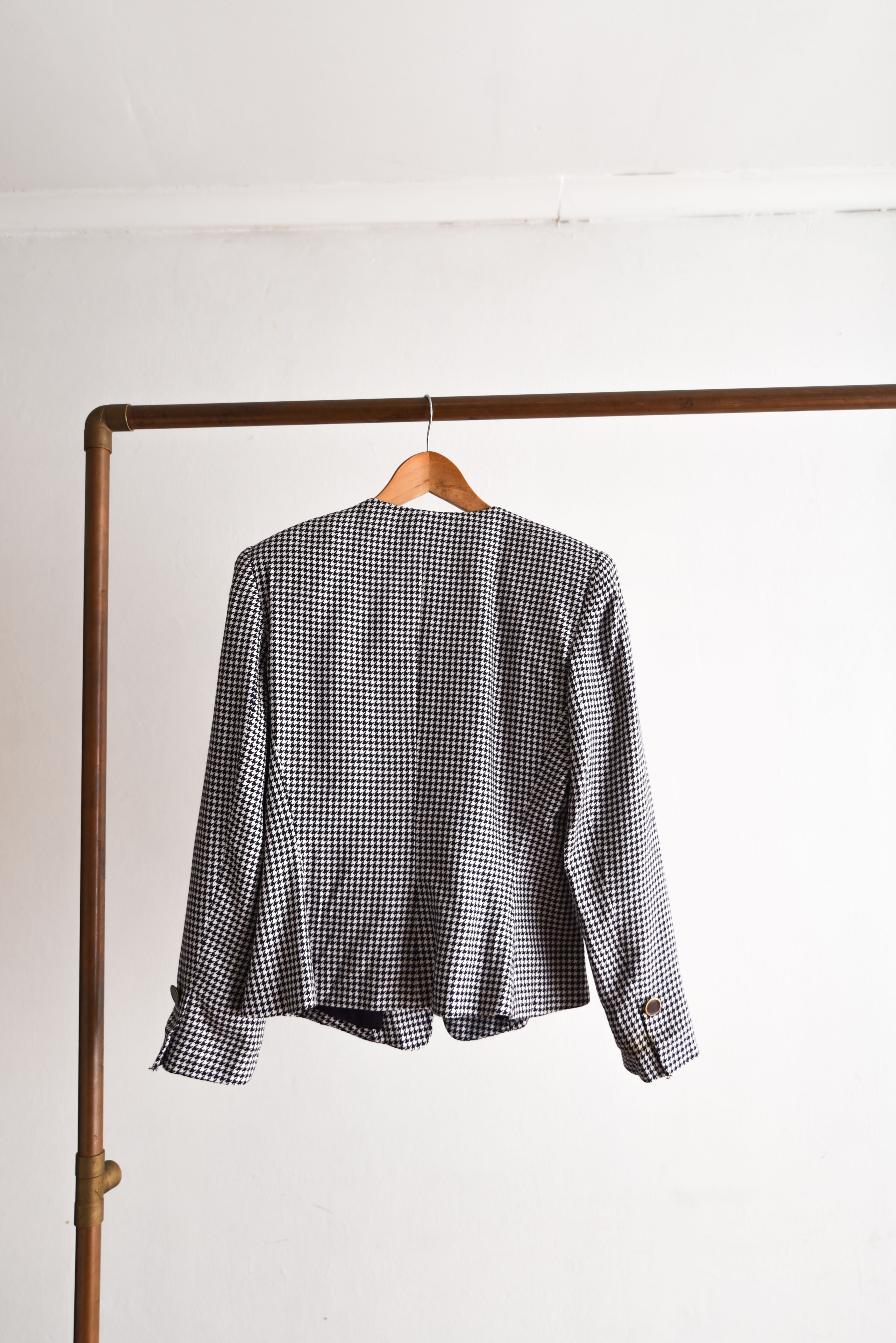 Chaqueta vintage pata de gallo