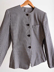 Chaqueta vintage pata de gallo