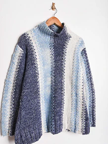 Chaleco bicolor vintage wool