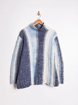 Chaleco bicolor vintage wool