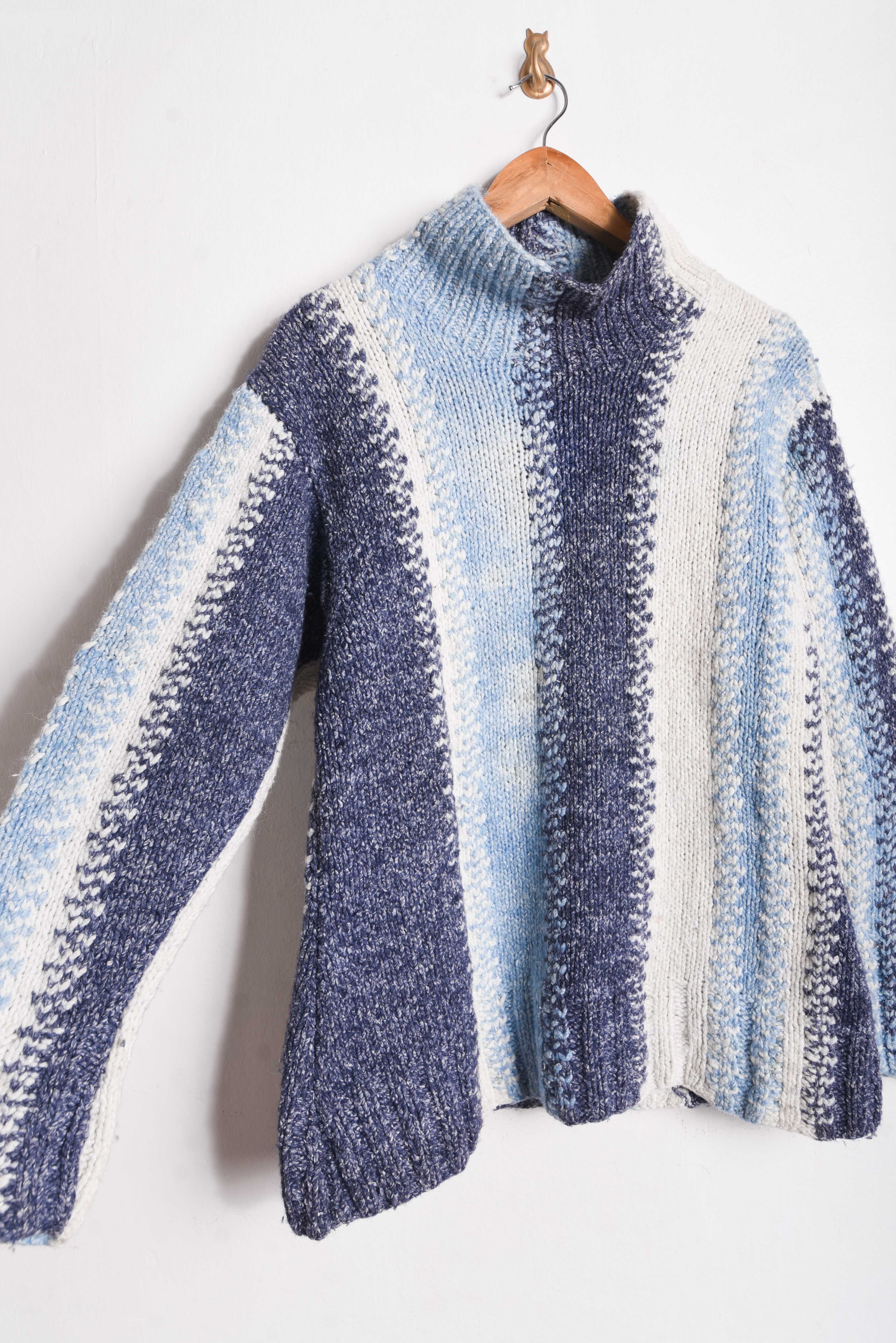 Chaleco bicolor vintage wool