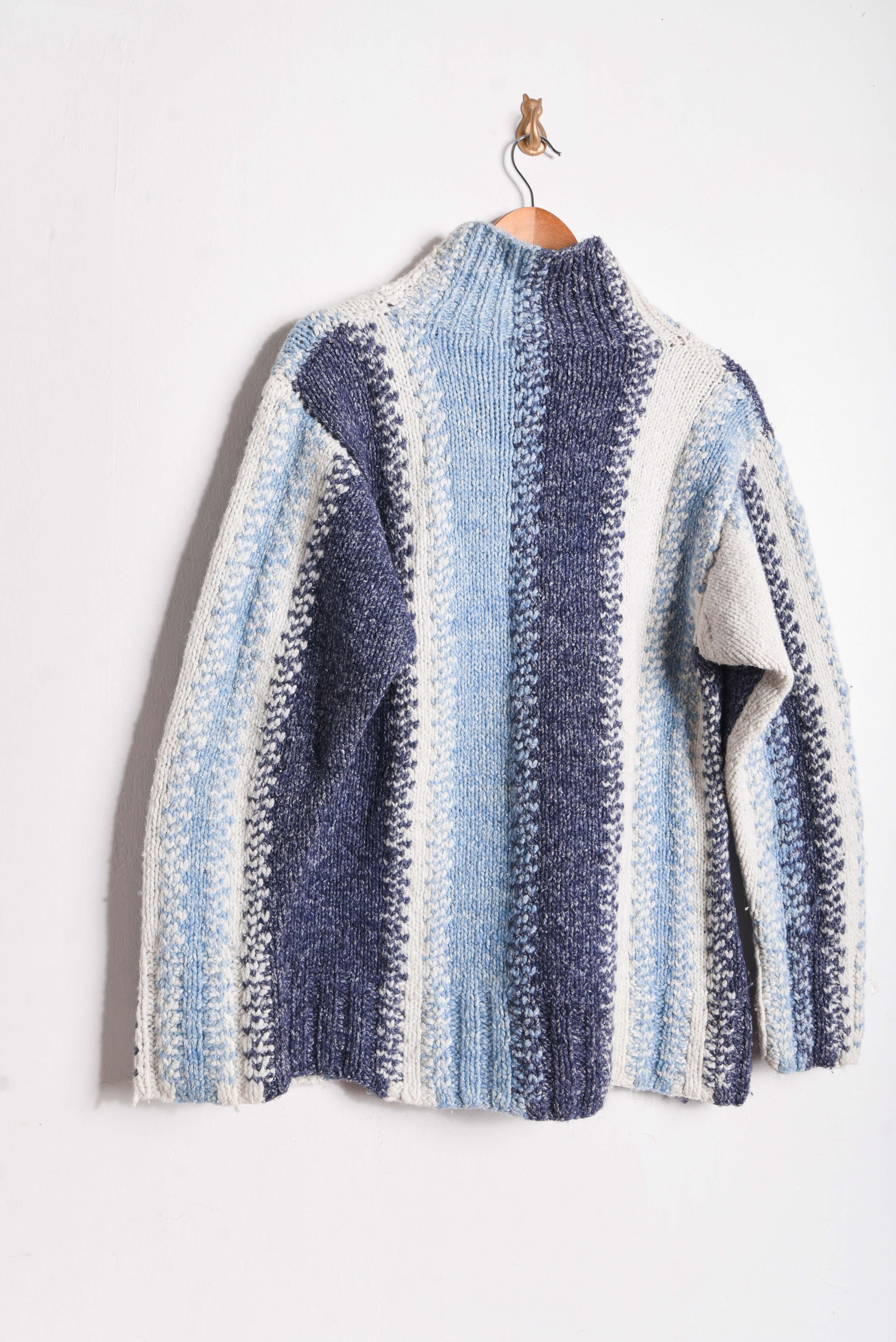 Chaleco bicolor vintage wool