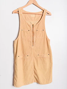 Jumper cotelé amarillo 90s