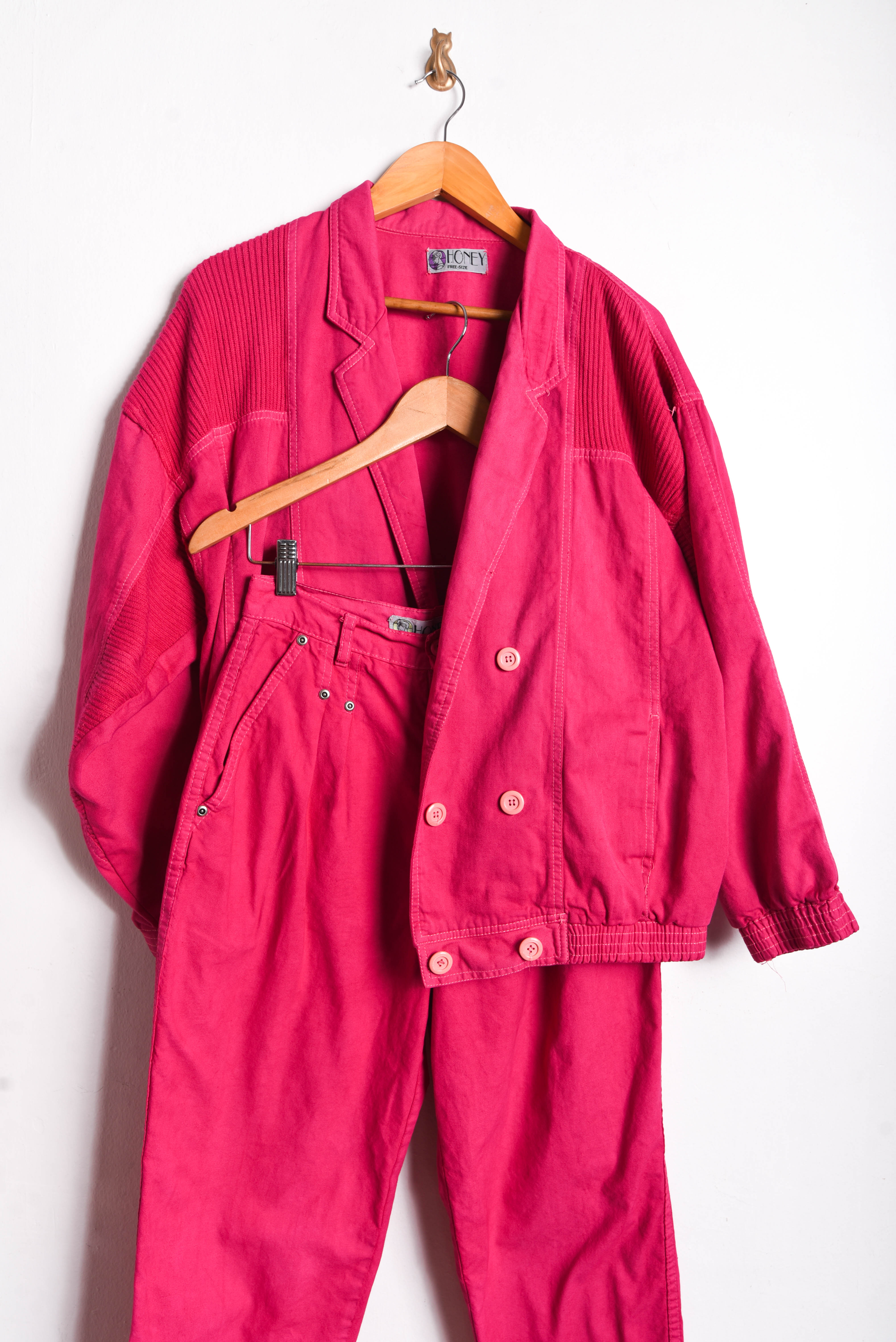 Conjunto pink vintage 90s reworked