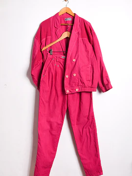 Conjunto pink vintage 90s reworked