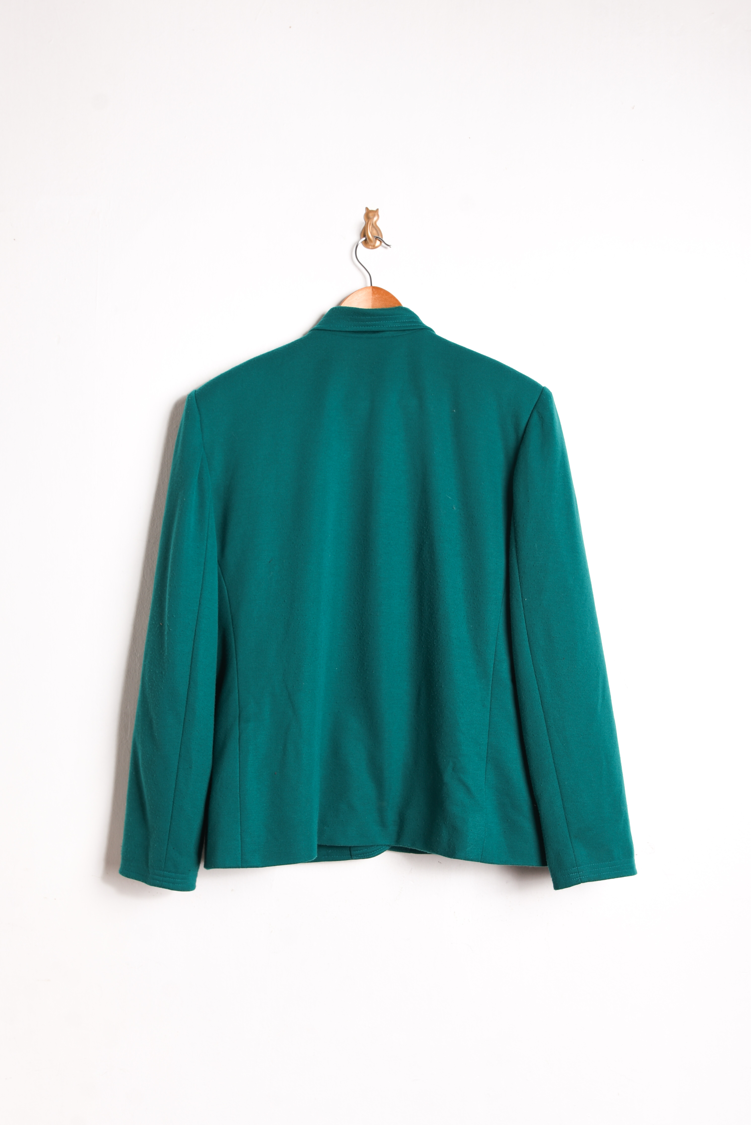 Chaqueta verde jade vintage