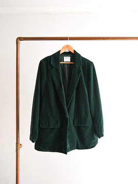Blazer verde terciopelo