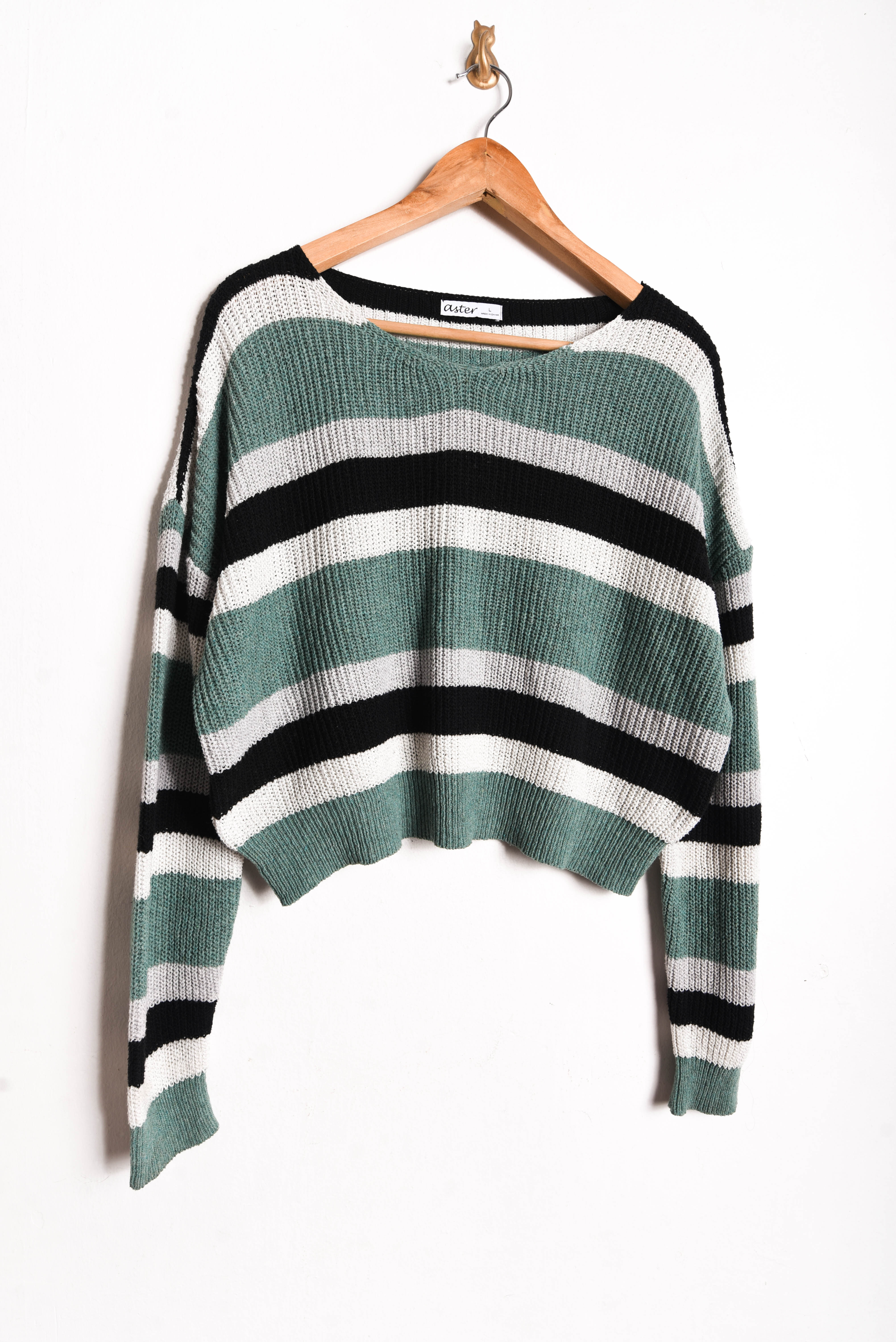Chaleco green franjas