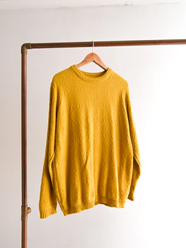 Chaleco vintage 90s mostaza