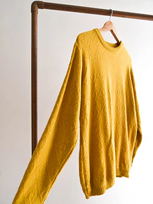 Chaleco vintage 90s mostaza
