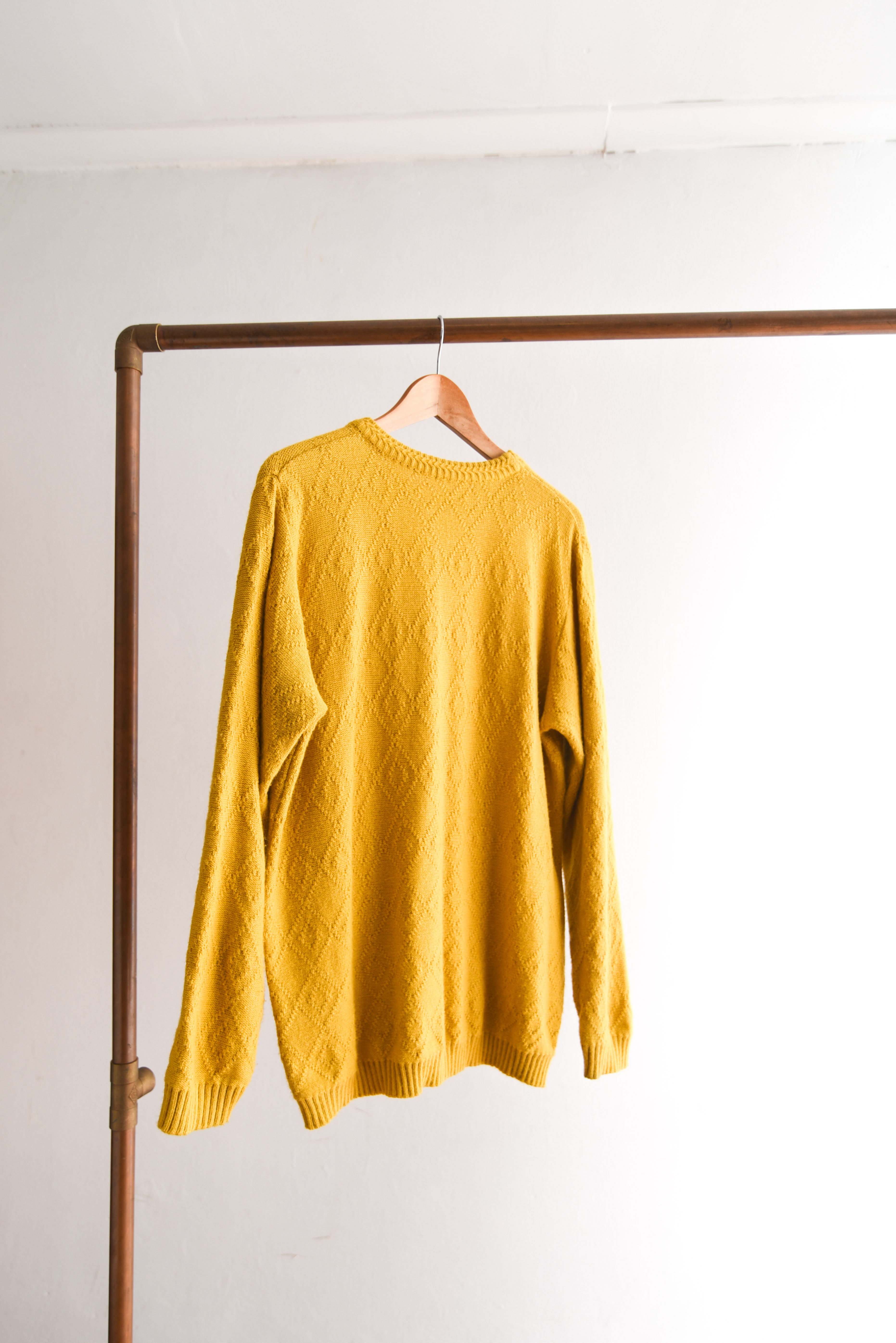 Chaleco vintage 90s mostaza