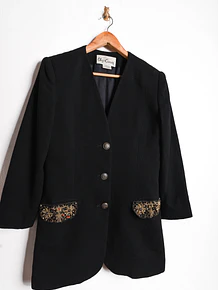 Chaqueta negra Oleg Cassini