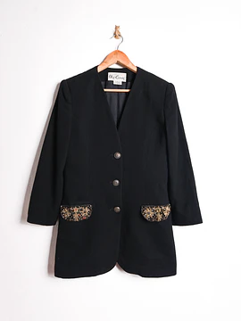 Chaqueta negra Oleg Cassini