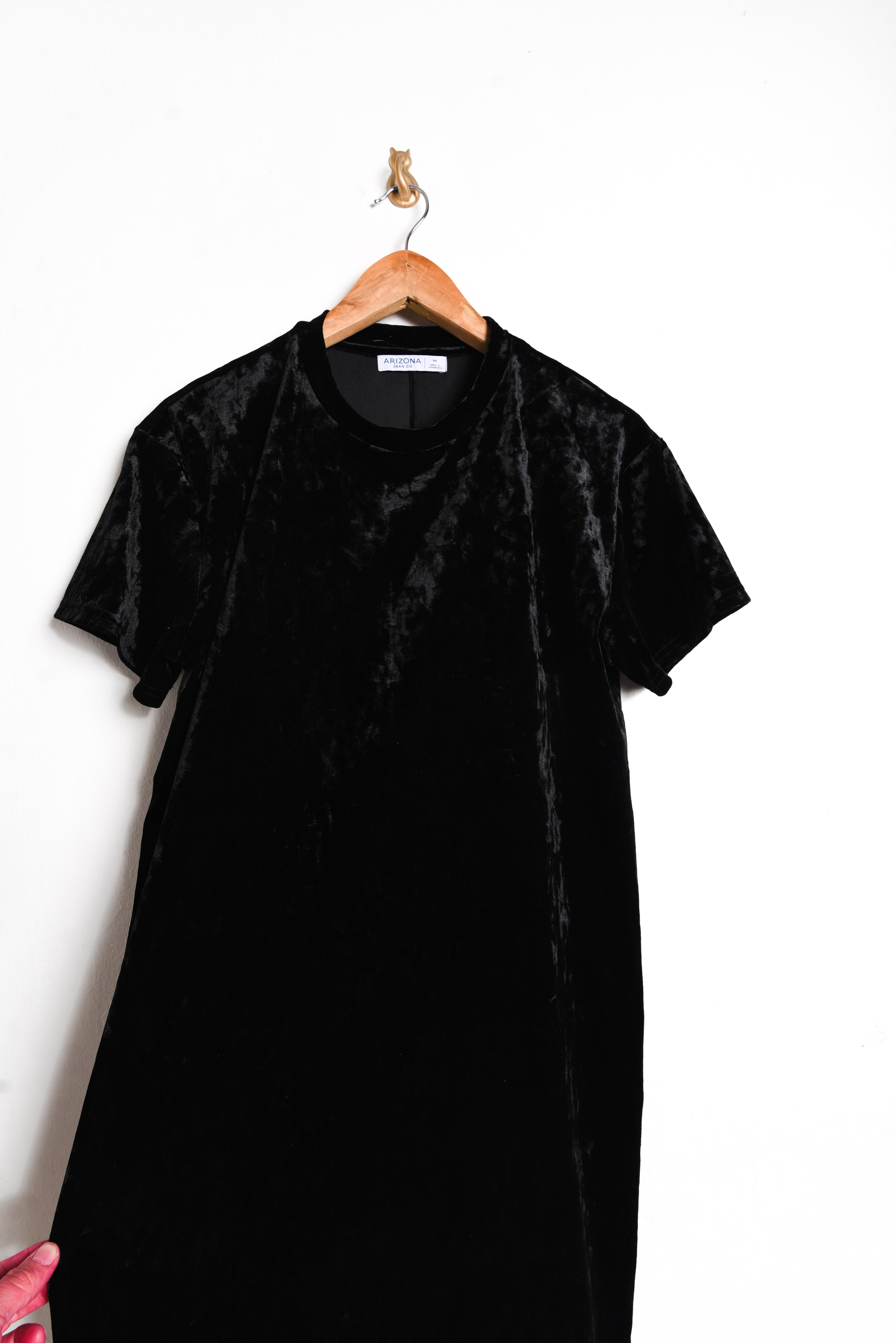 Vestido negro plush