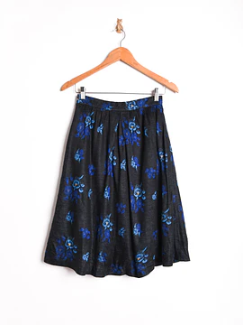 Falda floral vintage Japan