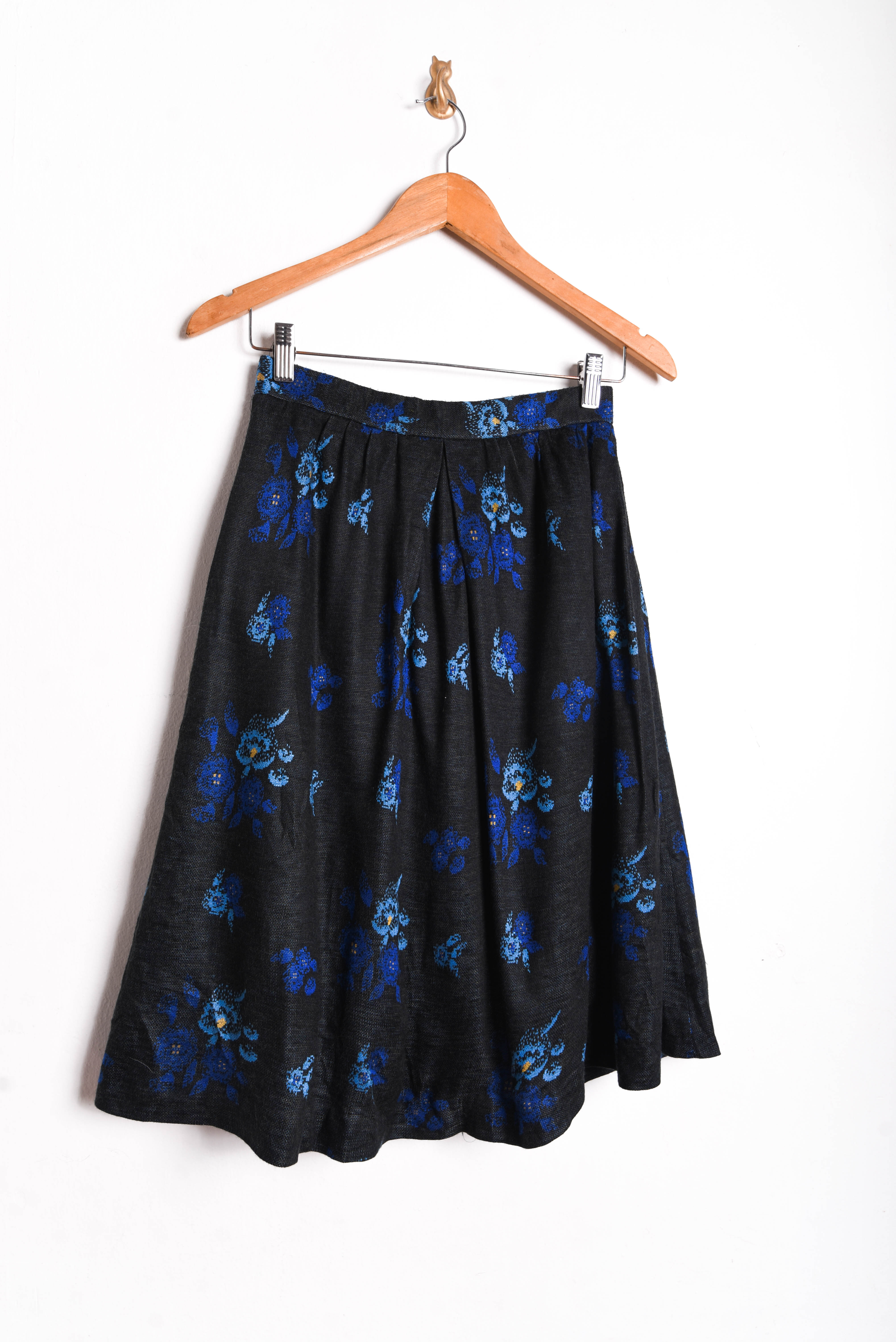 Falda floral vintage Japan