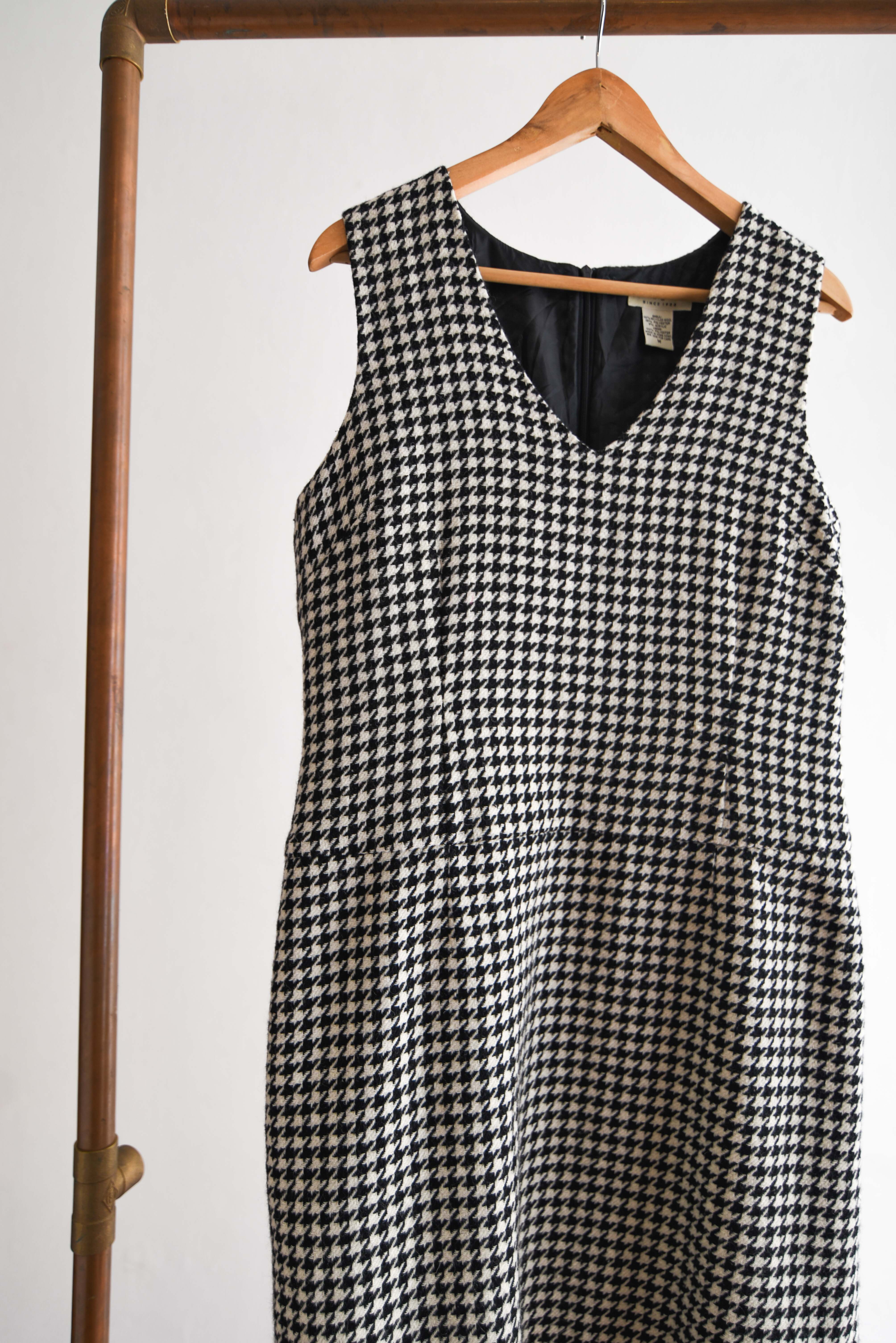 Vestido pata de gallo 90s