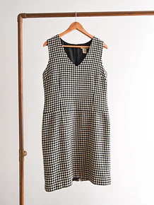 Vestido pata de gallo 90s
