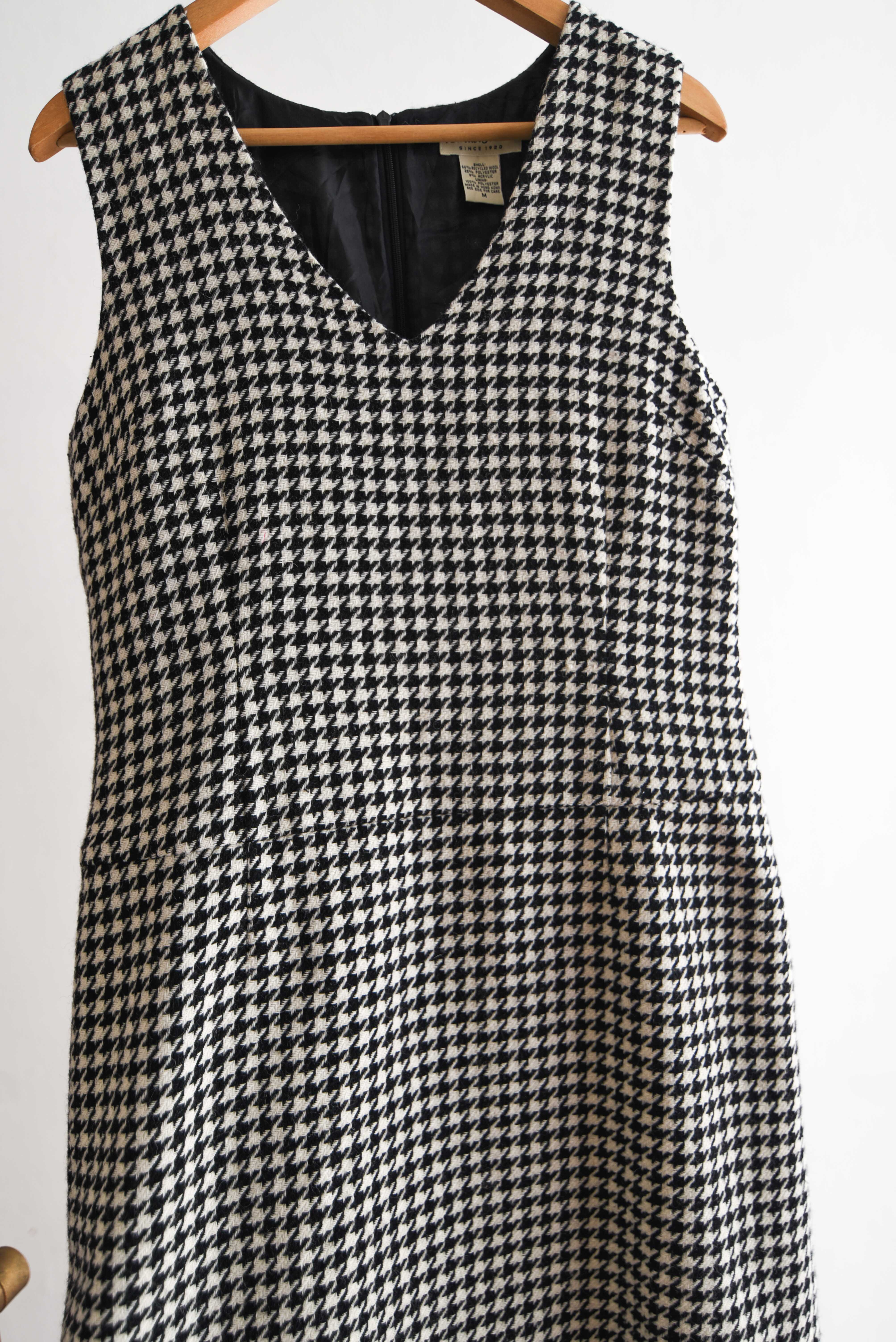 Vestido pata de gallo 90s