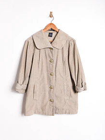 Chaqueta nude cotelé cuellito