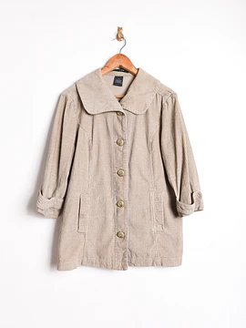 Chaqueta nude cotelé cuellito