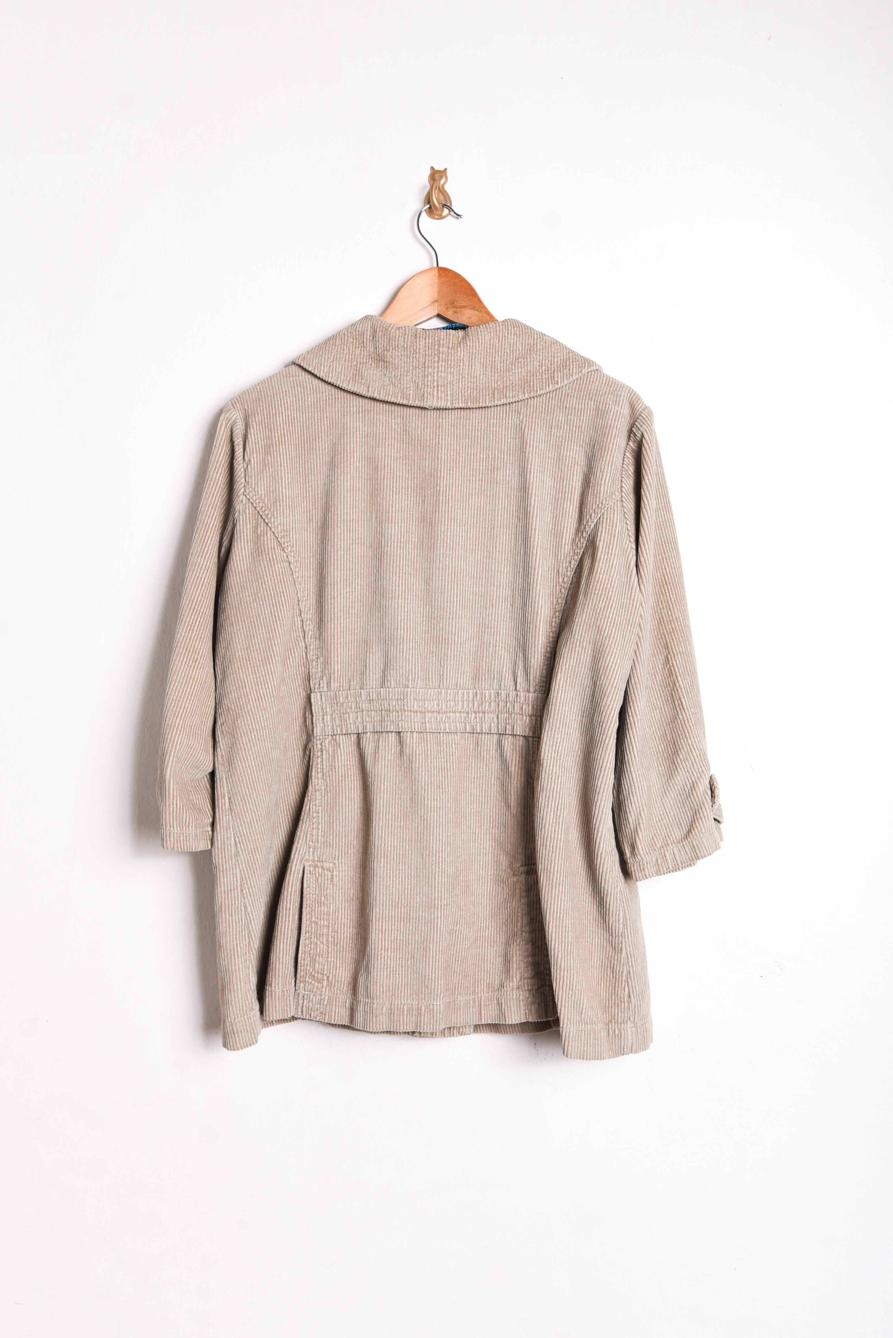 Chaqueta nude cotelé cuellito