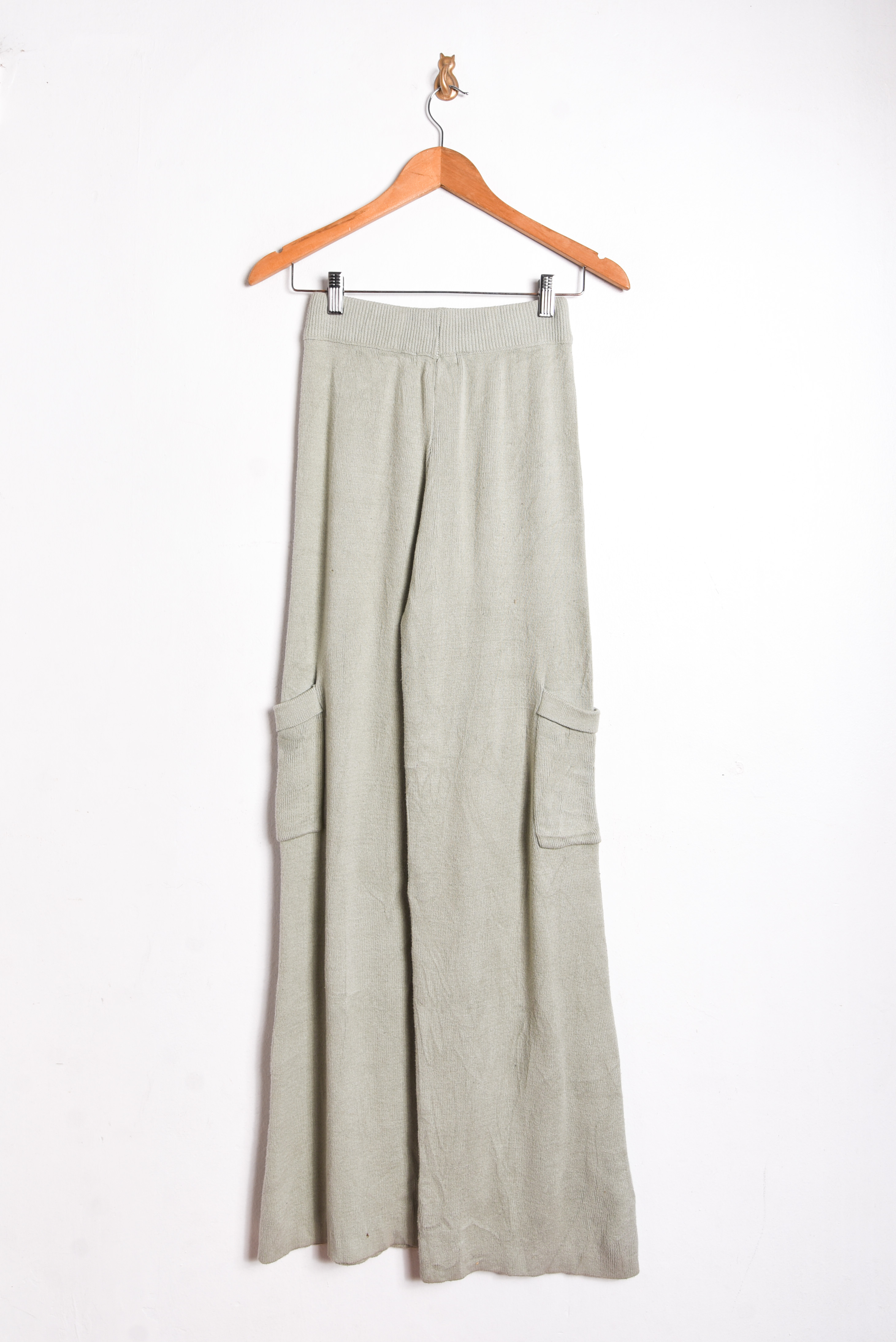 Pantalón palazzo tejido