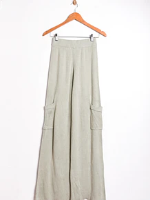 Pantalón palazzo tejido