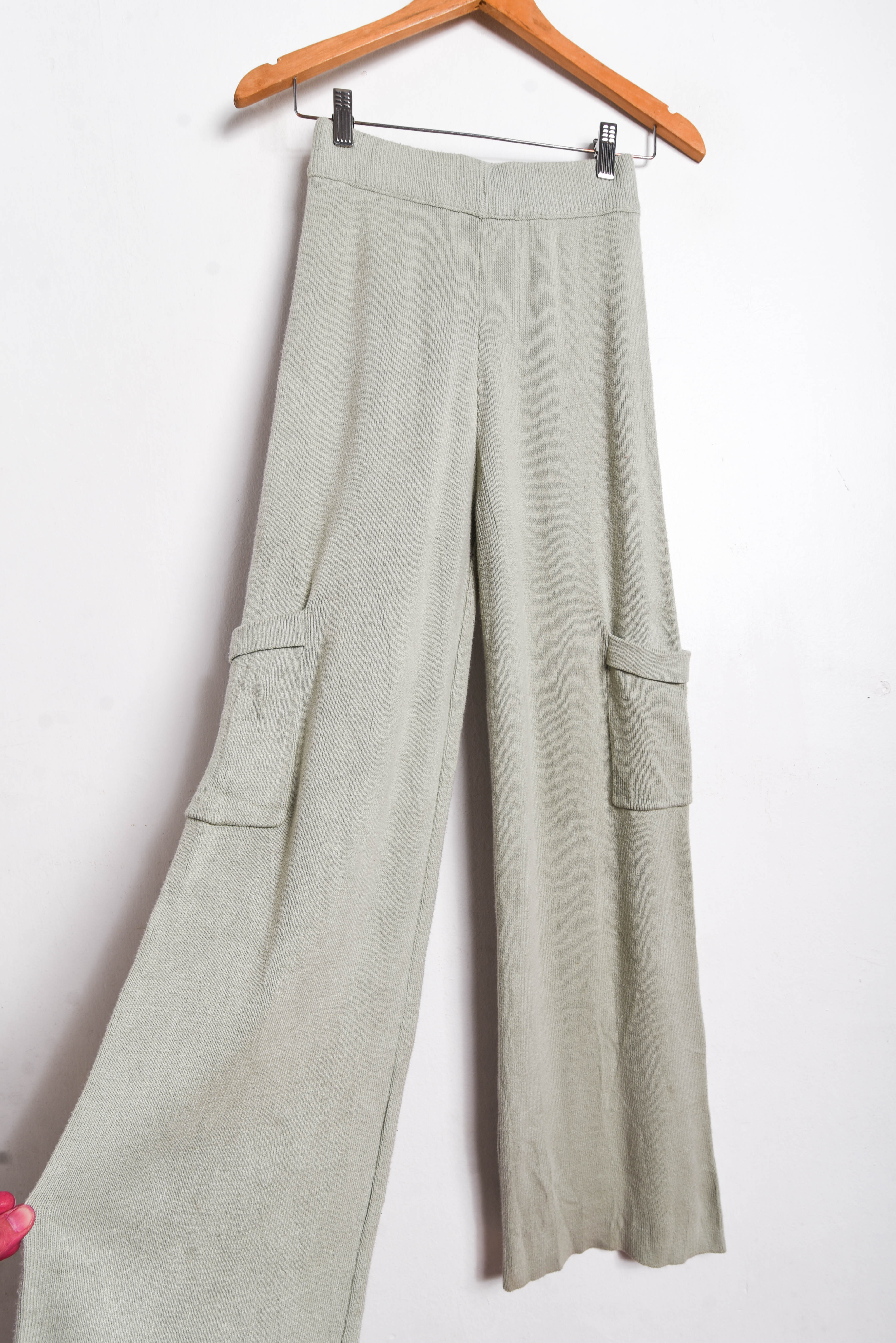 Pantalón palazzo tejido