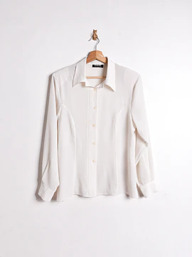 Blusa marfil blonda