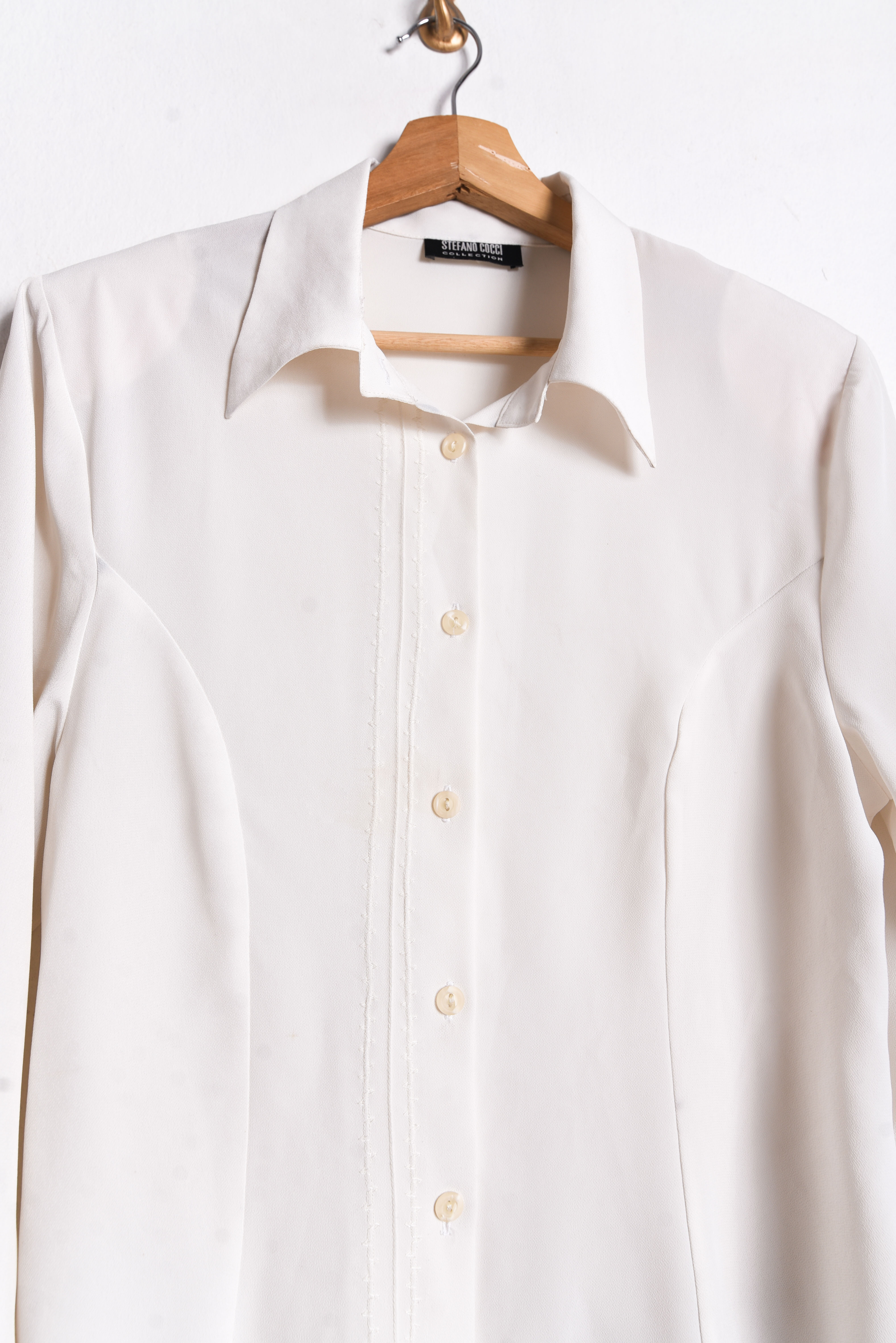 Blusa marfil blonda