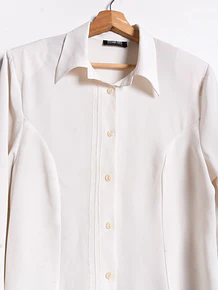 Blusa marfil blonda