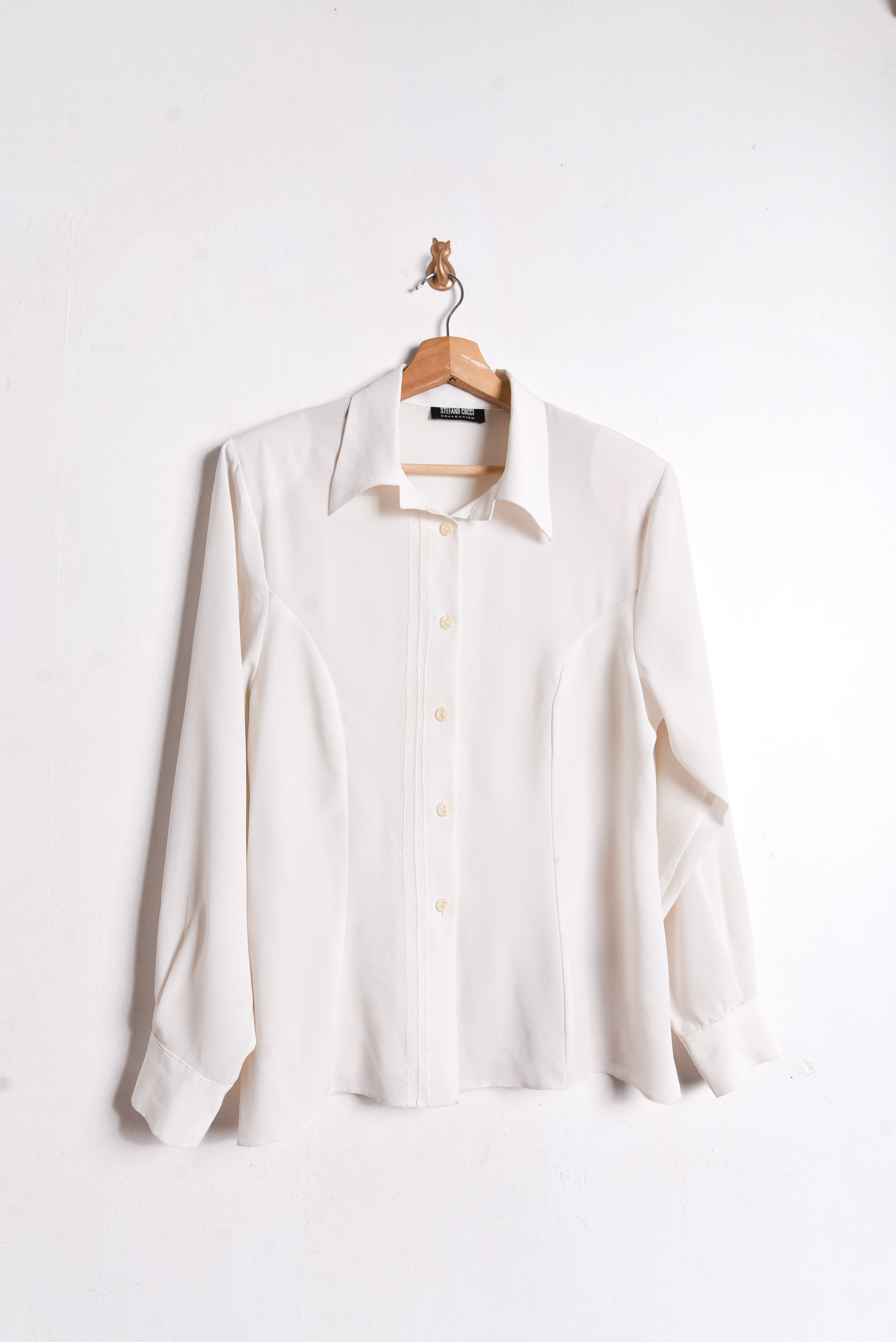 Blusa marfil blonda