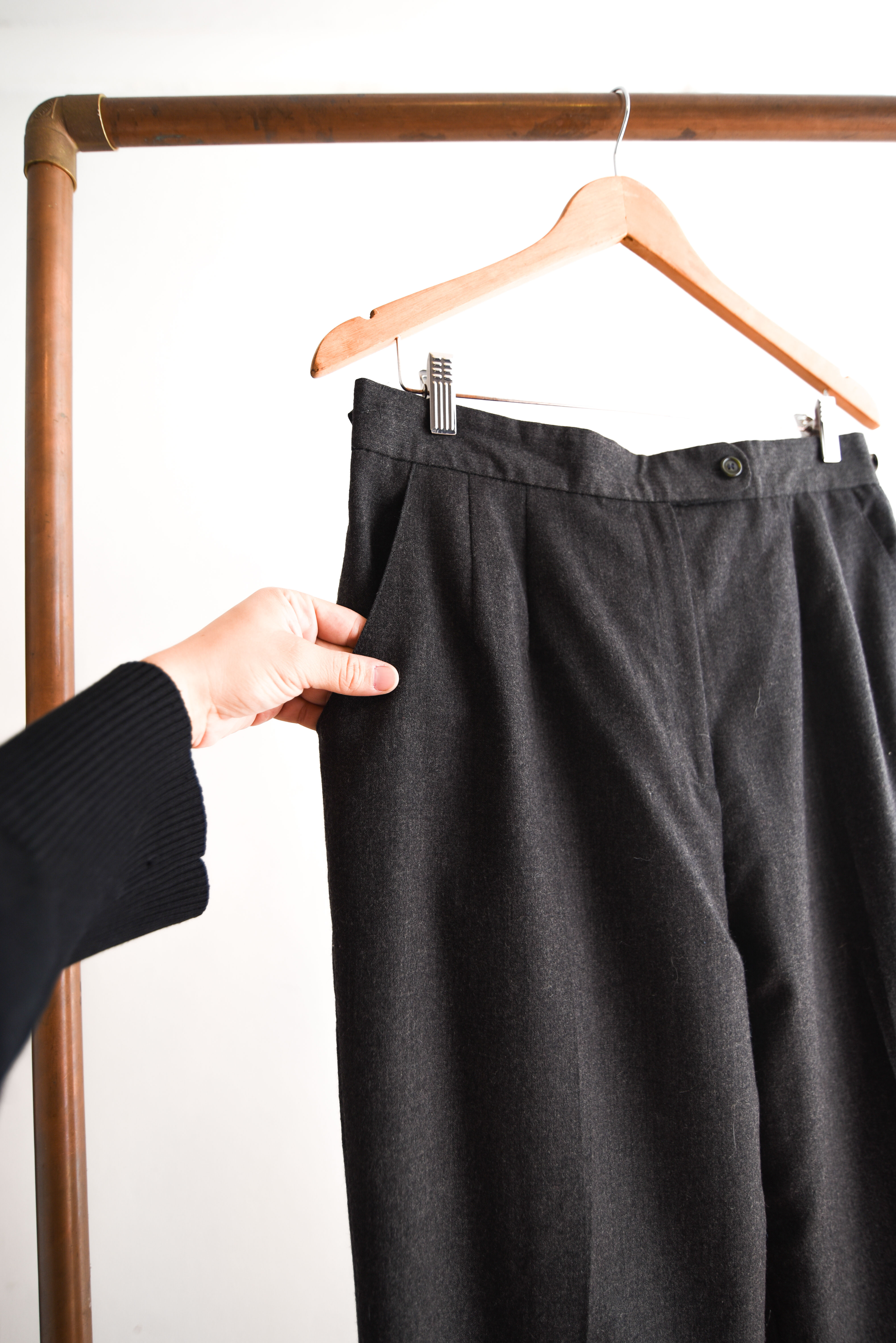 Pantalón vintage lana Harvé Benard