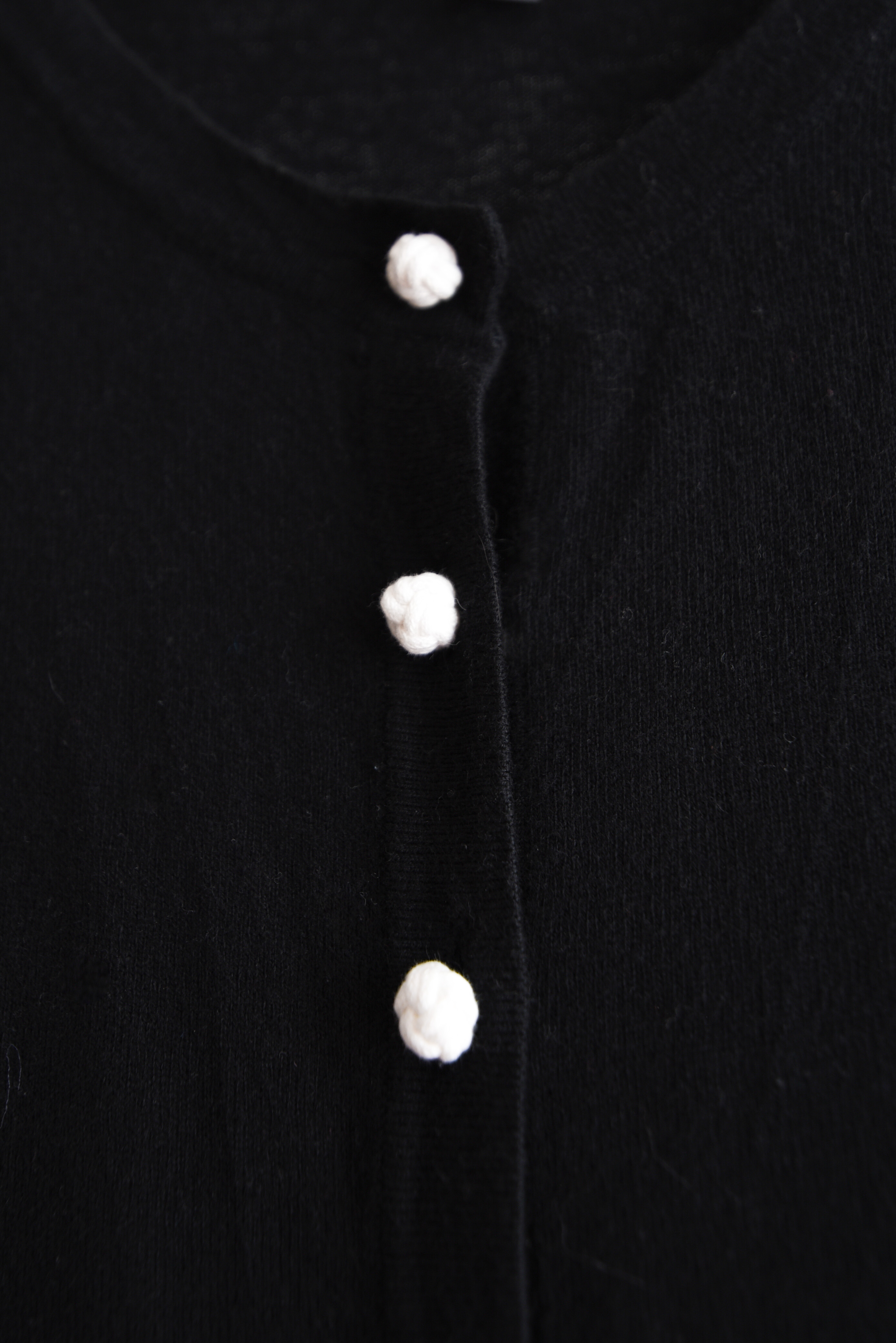 Cardigan botón nudo