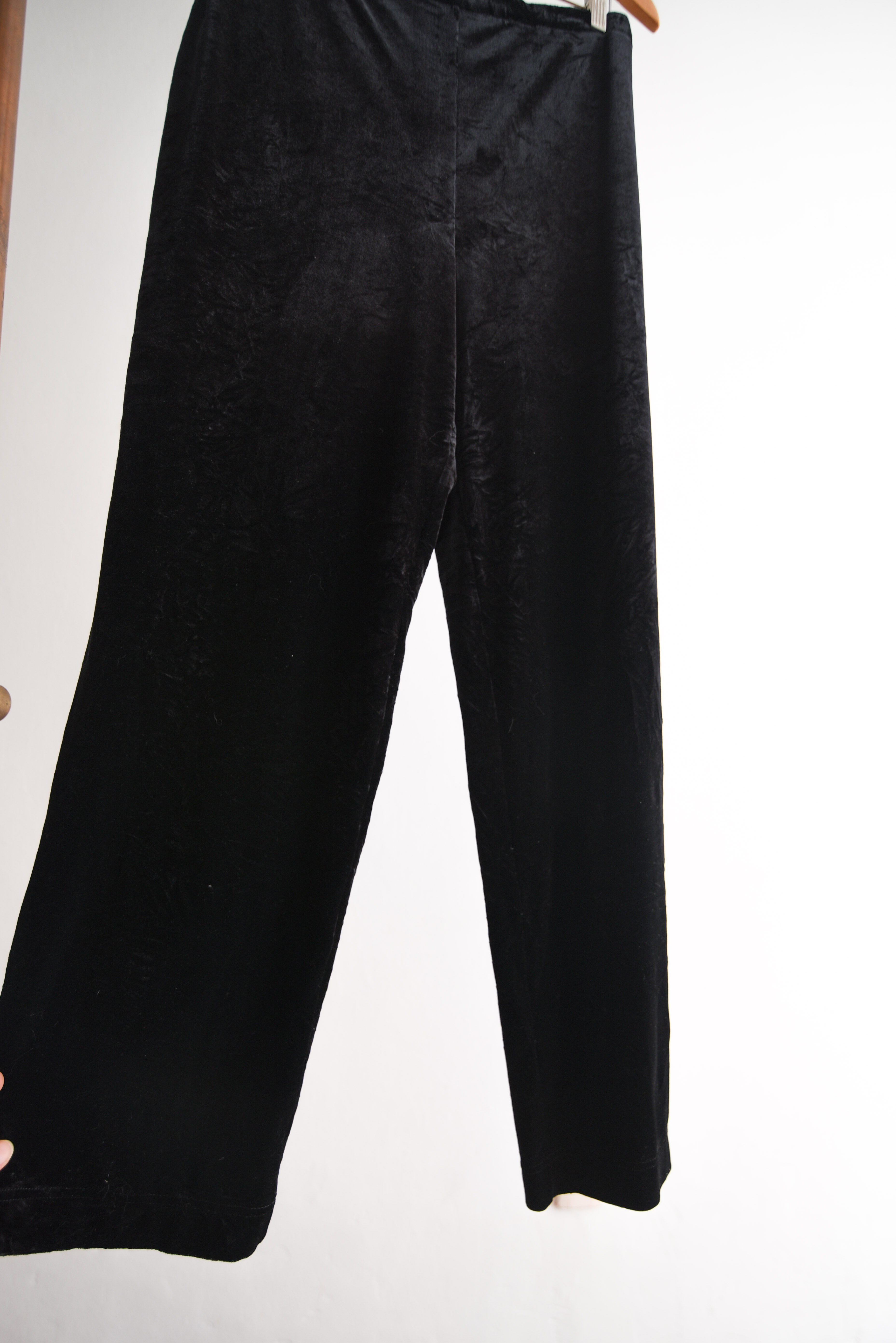 Pantalón velvet palazzo vintage